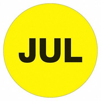 TAPE LOGIC Label Month JUL 1 Circle, 51CF78