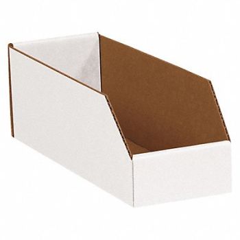PARTNERS BRAND Bins Open Top 4x12x4x1/2 PK50, 51CJ98