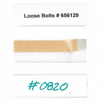 OPEN-EDGE Label Holder Plastic 1x3 PK50, 51CP14