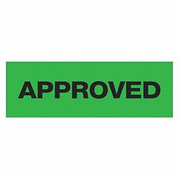 TAPE LOGIC Tape Printed Approved 2x55 yd. PK18, 51CY18