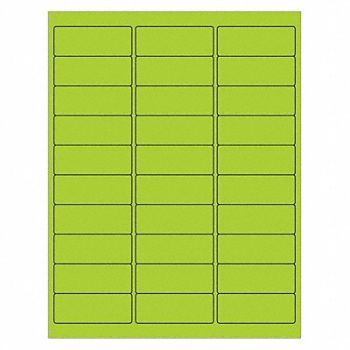 TAPE LOGIC Laser Label Rectangle 2 5/8x1 PK3000, 51DG10