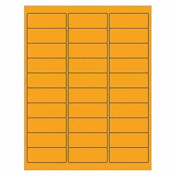 TAPE LOGIC Laser Label Rectangle 2 5/8x1 PK3000, 51DG11