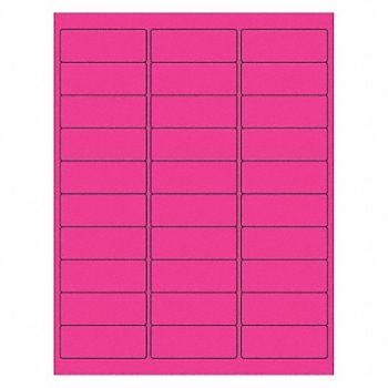 TAPE LOGIC Laser Label Rectangle 2 5/8x1 PK3000, 51DG12