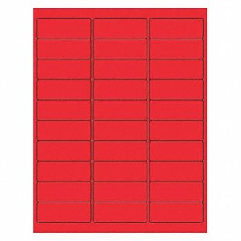 TAPE LOGIC Laser Label Rectangle 2 5/8x1 PK3000, 51DG13