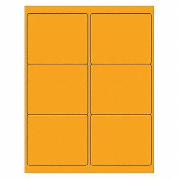 TAPE LOGIC Laser Label Rectangle 4x3 1/3 PK600, 51DG79