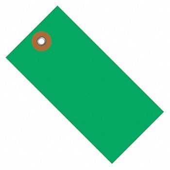 TYVEK Shipping Tag 2 3/4x1 3/8 Green PK100, 51DT49
