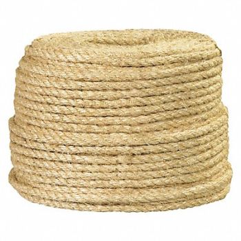 PARTNERS BRAND Sisal Rope 3/8 865 lb, 51DV30