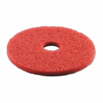 PREMIERE PADS Buffing Floor Pads 16 Red PK5, 51EE39