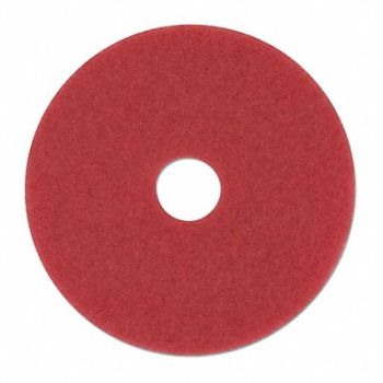 PREMIERE PADS Floor Pads Buffing 20in Red PK5, 51EE55