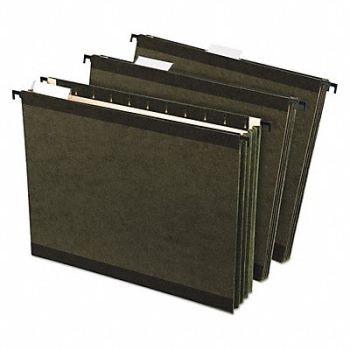 PENDAFLEX Hanging Pckt Files 1/5Tab Letter Grn PK4, 51EH89