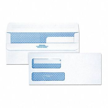 QUALITY PARK Envelope No.9 Double Window White PK250, 51EM86