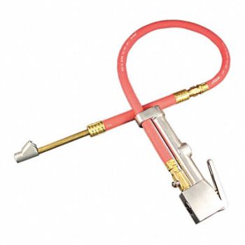 MILTON Dual Head Straight Chuck Inflator Gauge, 51EP16