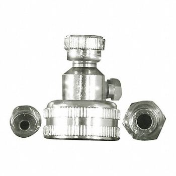 MILTON Air and Water Adapter Valve 3/4 GHT PK5, 51ER67