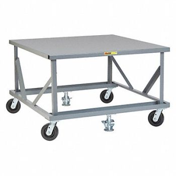 LITTLE GIANT Mobile Pallet Stand Floor Locks 48x48, 51KY74