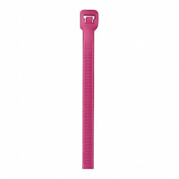 PARTNERS BRAND Fluorescent Pink Cable Ties PK1000, 51LV49