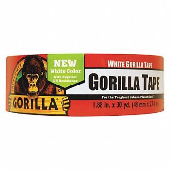 Gorilla Duct Tape 2x30 yd. White, 51LY82