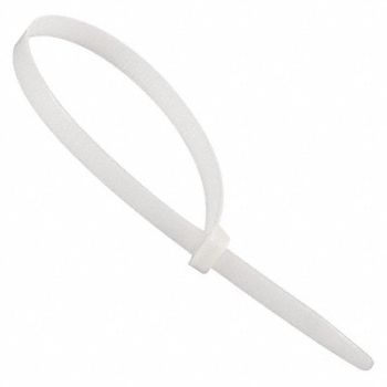 PARTNERS BRAND Jumbo Cable Ties 250# 17 Natural PK100, 51MM97
