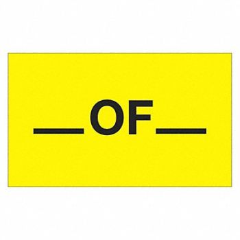 TAPE LOGIC Label of 3x5, 51MR45