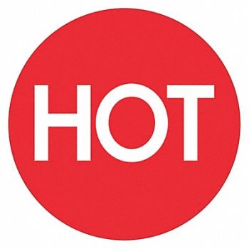 TAPE LOGIC Label Circle Hot High Gloss 2, 51MV55