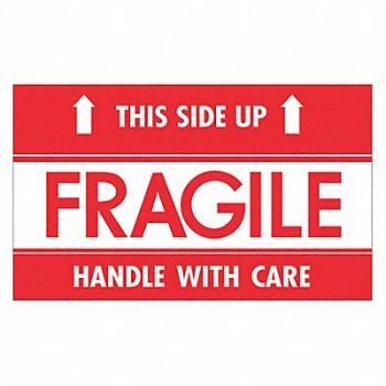 TAPE LOGIC Label Fragile This Side UpHWC 3x5, 51MW72