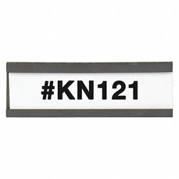 PARTNERS BRAND Magnetic Channel Cardholders 1x3 PK25, 51NC35