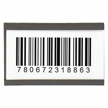PARTNERS BRAND Magnetic Channel Cardholders 2x3 PK25, 51NC37