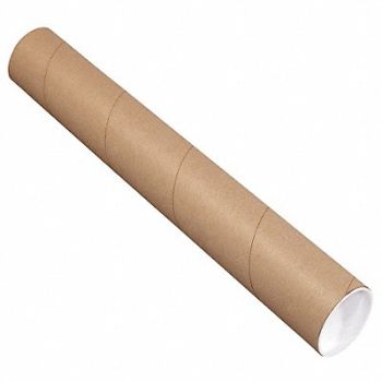 PARTNERS BRAND Mailing Tubes W/Caps 3x30 PK24, 51NE10