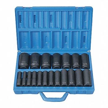 GREY PNEUMATIC Fractional Master Set 1/2 D 19 pcs., 51NL54