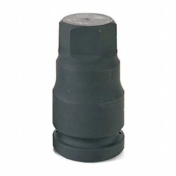 GREY PNEUMATIC Hex Driver 1 Dx27mm, 51NL78