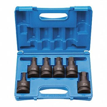 GREY PNEUMATIC Hex Set 1 D 6pcs., 51NM25