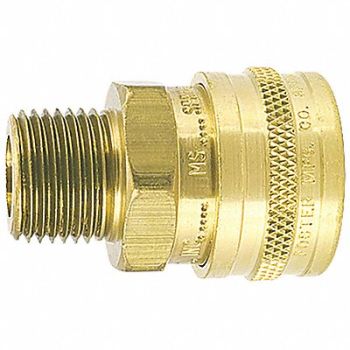 FOSTER Straight-Thru Brass Socket 1/4 MPT, 51RU55