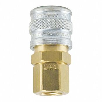 FOSTER Manual Industrial Socket 1/4 FPT Brs/Stl, 51RV39