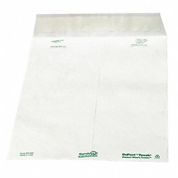 SURVIVOR Tyvek Mailer Side Seam 10x13 PK100, 51UF15