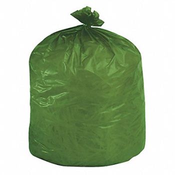 STOUT EcoSafe Compost Trash Bags 13gal PK45, 51UF90