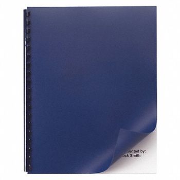 SWINGLINE GBC Binding System Cover 11x8.5 Navy PK50, 51UG94