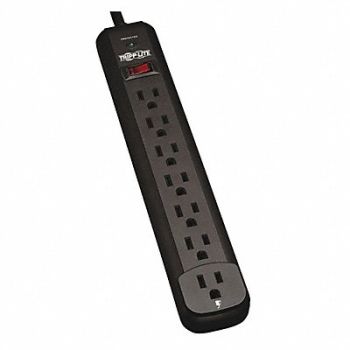TRIPP LITE Surge 7Outlt 12 ft Black, 51UN11