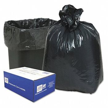 CLASSIC Trash Can Liner 16gal Black PK500, 51VD35