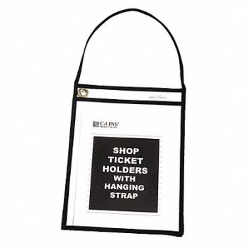 C-LINE Holder Shop Ticket Hang Clear PK15, 51VE18