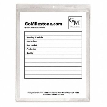 C-LINE Shop Ticket Holder Vinyl 9x12 PK50, 51VE96