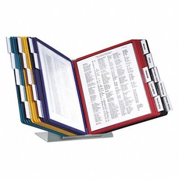 DURABLE Desktop Reference System 20Pan Assorted, 51VH67