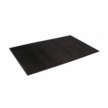 CROWN MATTING TECHNOLOGIES Carpeted Wiper Door Mat 4ft.x6ft. Black, 51YY13