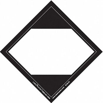 LABELMASTER Limited Quantity Label Blank 100mm PK100, 51ZV68