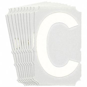 BRADY Numbers and Letters Labels PK 10, 800PC2