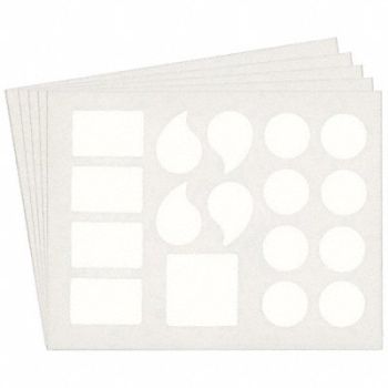 BRADY Numbers and Letters Labels PK 10, 800PD3