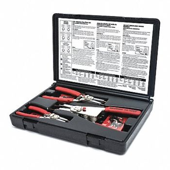 GEARWRENCH Ret Ring Plier Set 3 pcs. Convertible, 527G61