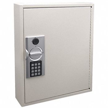 GRAINGER APPROVED Key Cabinet Digital Lock 60 Key Capacity, 52AT99