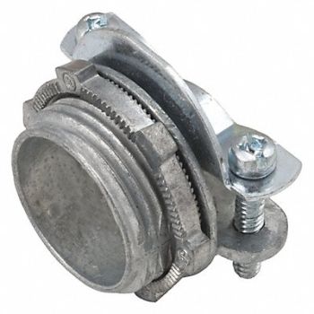 RACO Connector Die Cast Zinc Overall L 0.81in, 52AX66