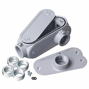RACO Conduit Outlet Body Aluminum Trd Sz 1in, 52AY22