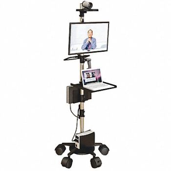AFC INDUSTRIES Laptop and Monitor Cart 84 H x 31 W, 52AY33