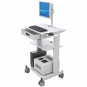 AFC INDUSTRIES Laboratory Cart Gray 42 H x 28 W, 52AY36